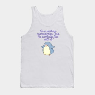 Walking Contradiction Infj Personality Tank Top